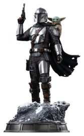 (Pre-order) The Mandalorian & Grogu Art Scale Statue 1/10 The Mandalorian and Grogu 25 cm