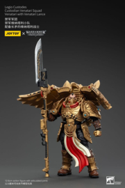 Warhammer The Horus Heresy Action Figure 1/18 Legio Custodes Custodian Venatari Squad Venatari with Venatari Lance 13 cm        