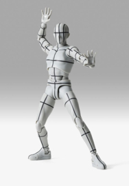 PRE-ORDER S.H.Figuarts Action Figure Body-Kun Sports Edition Wire Frame (Gray Color Ver.) 15 cm