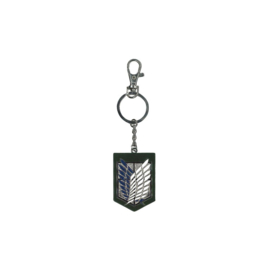 (Pre-order) Attack on Titan Metal Keychain Logo 7 cm 