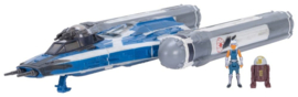 (Pre-order) Star Wars Medium Vehicle & Figure set BTL-B Y-wing & Ahsoka & R7-A7