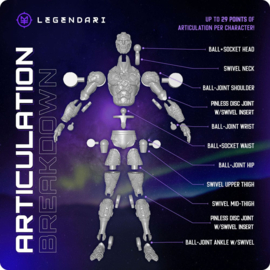 PRE-ORDER Legendari Actionfigur 1/10 Epsylon 18 cm