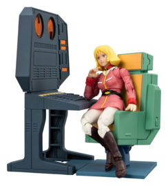 (Pre-order) Mobile Suit Gundam G.M.G. Collection EX Diorama White Base Bridge Radio Operator Desk Set 10 cm (with gift)