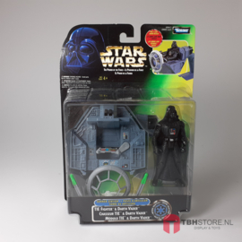 Star Wars POTF2 Green Tie Fighter & Darth Vader