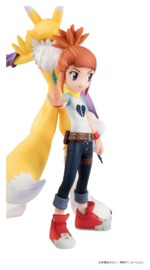 (Pre-order) Digimon Tamers G.E.M. Series PVC Figure Renamon & Ruki Makino 13 cm (Repeat)
