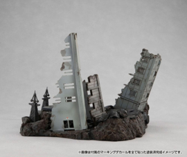 PRE-ORDER Mobile Suit Gundam Realistic Model Series Diorama G Structure GS02M The abandoned buildings in New Yark City Material Color Edition