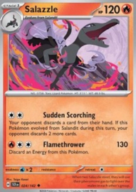 Pokémon TCG - Salazzle - Stellar Crown - 024/142 Reverse Holo