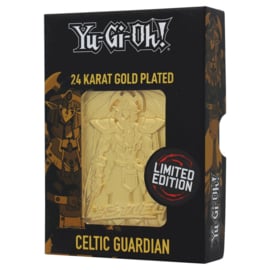 PRE-ORDER Yu-Gi-Oh! Replica Card Celtic Guardian (gold plated)