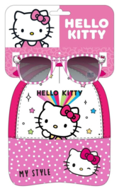 (Pre-order) Sanrio Cap & Sunglasses Set Hello Kitty A 53 cm