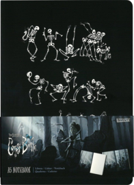 (Pre-order) Corpse Bride Softcover Notebook Skeleton ver. B 21 cm