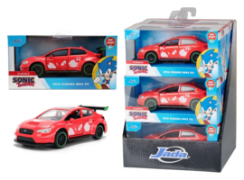 (Pre-order) Sonic Diecast Model 1:32 Knuckles 2016 Subaru WRX STI Assortment (6)