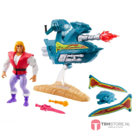 MOTU Masters of the Universe Origins Prince Adam Sky Sled