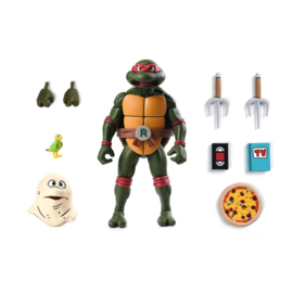 PRE-ORDER Teenage Mutant Ninja Turtles (Cartoon) Action Figure Ultimate Raphael VHS 18 cm