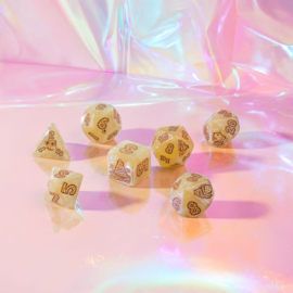 (Pre-order) Capybara Dice Set of 7 Sleepie
