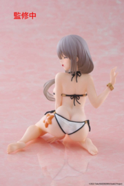 (Pre-order) Uzaki-chan Wants to Hang Out! PVC Statue Desktop Cute Figure Tsuki Uzaki (Swimwear Ver.) 13 cm          