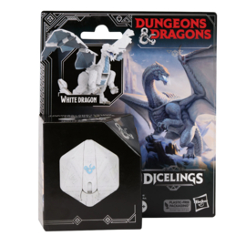 Dungeons & Dragons Honor Among Thieves D&D Dicelings White Dragon Converting Figure