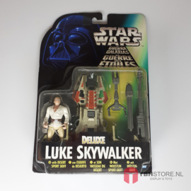 Star Wars POTF2 Green Deluxe Luke Skywalker's Desert Sport Skiff