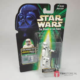 Star Wars POTF2 Green Stormtrooper with Battle Damage