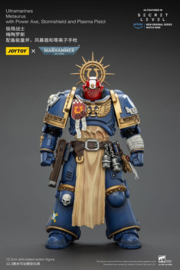 (Pre-order) Warhammer 40,000 Action Figure Ultramarines Metaurus with Power Axe, Stormshield and Plasma Pistol 13 cm