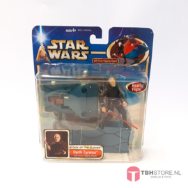 Star Wars Attack of the Clones Darth Tyranus with Force-Flipping Attack