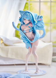 (Pre-order) Virtual illustrator Kanzarin PVC Figure 1/6 kanzarin-chan: Cat-Eared Hoodie Ver. 26 cm