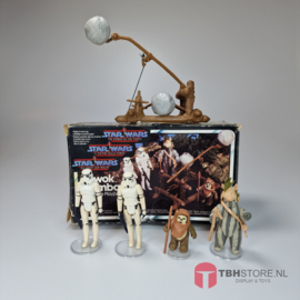 Vintage Star Wars POTF Ewok Combat Playpack met doos