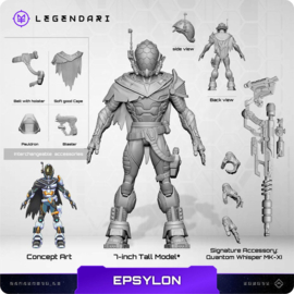 PRE-ORDER Legendari Actionfigur 1/10 Epsylon 18 cm