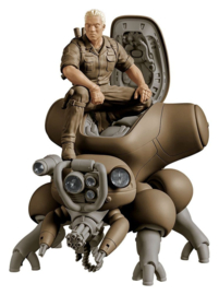 (Pre-order) Ghost in the Shell PLAMAX minimum factory Plastic Model Kit Batou with Fuchikoma 8 cm