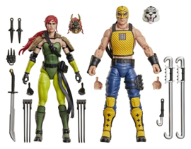 (Pre-order) G.I. Joe Classified Series Action Figure 2-Pack #212 Ninja Force Scarlett & T'Jbang 15 cm