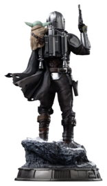 (Pre-order) The Mandalorian & Grogu Art Scale Statue 1/10 The Mandalorian and Grogu 25 cm