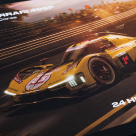 (Pre-order) Ferrari AF Corse Puzzle 499P 24 Heures du Mans 2025 Winner (1000 Pieces) 48 x 68 cm