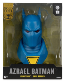 (Pre-order) Batman DC Direct Mini-Replica 1/3 Azrael Batman Mask (Batman: Knightfall) (Gold Label Collection) 18 cm