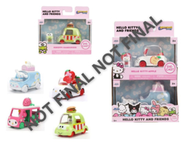 (Pre-order) Sanrio Diecast Vehicles 1/55 Wave 1 Assortment (8)