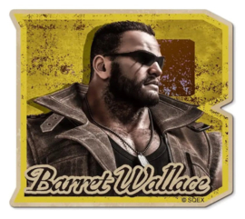 (Pre-order) Final Fantasy VII Remake Character Sticker Barret Wallace