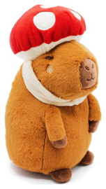 (Pre-order) Capybara Plush Figure Mushroom 23 cm