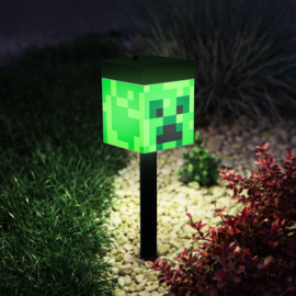 (Pre-order) Minecraft LunaGlo Solar Stake Light Creeper
