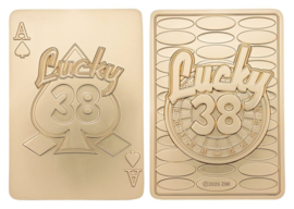 (Pre-order) Fallout: New Vegas Replica Lucky 38 Imitation Gold Casino Set Limited Edition