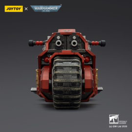 (Pre-order) Warhammer 40,000 Raider-pattern Combat Bike Blood Angels with twin-linked bolt rifles 22 cm