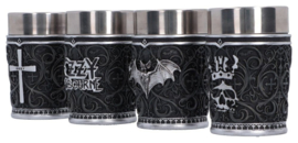 (Pre-order) Ozzy Osbourne Shot Glass Set Prince of Darkness 9 cm