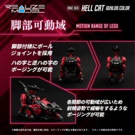 (Pre-order) Zoids Plastic Model Kit 1/100 RMZ-004 Hellcat Guylos Color (Reproduction) 13 cm        