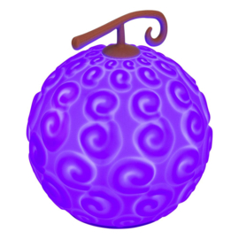 One Piece Squishy Glo Silicon Light Gum Gum Fruit 15 cm      