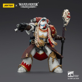(Pre-order) Warhammer 40,000 Action Figure White Scars Stormseer Consulwith Force Staff and Bolt Pistol 12 cm