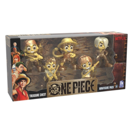 PRE-ORDER One Piece Mini figures Set Gold 6 cm