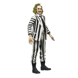 PRE-ORDER Beetlejuice 1988 Action Figure Beetlejuice Black and White Striped Suit 18 cm