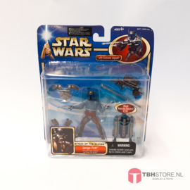 Star Wars Attack of the Clones Jango Fett with Electronic Jetpack