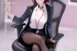 (Pre-order) The Idolmaster Shiny Colors x Mahjong Soul PVC Figure 1/7 Madoka Higuchi Effortless Work Ver. 21 cm