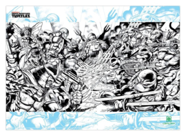 (Pre-order) Teenage Mutant Ninja Turtles Art Print Comic Limited Edition 42 x 30 cm