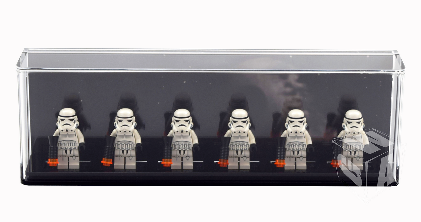 (Op aanvraag) LEGO™ Star Wars 6 Mini Figure Acrylic Display Case