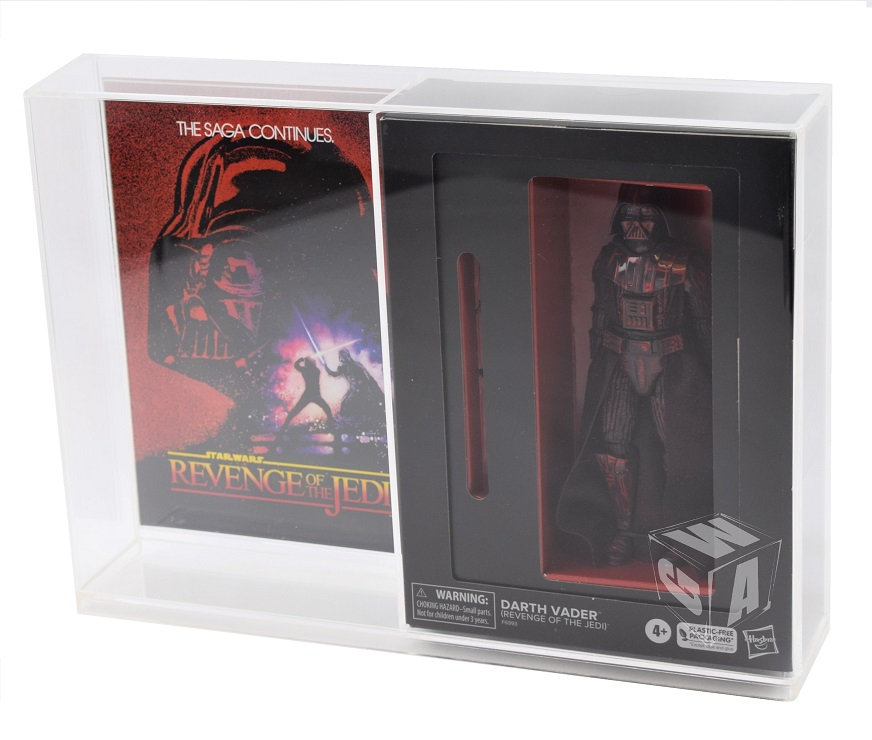 (Op aanvraag) Hasbro Black Series REVENGE Darth Vader MIB Acrylic Display Case