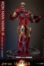 (Pre-order) Iron Man Movie Masterpiece Diecast Action Figure 1/6 Iron Man Mark III (Armor Suit Up Version) 32 cm